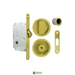 Kit corredera condena 50mm latón | Herrajes Andalucía