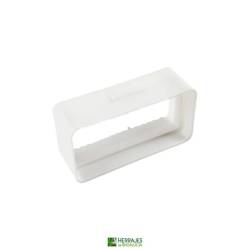 Empalme ventilación 110x55 blanco | Herrajes de Andalucía