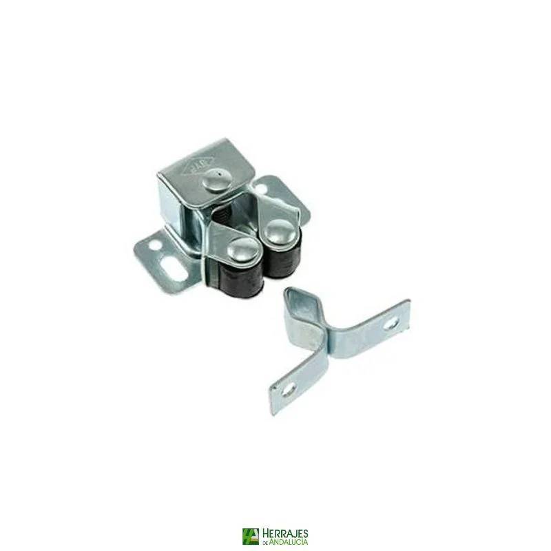Golpete goma reforzado 34x28mm zincado plata | Herrajes de Andalucía