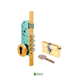 Cerradura Seguridad R100B 50mm con Cilindro | Herrajes de Andalucía