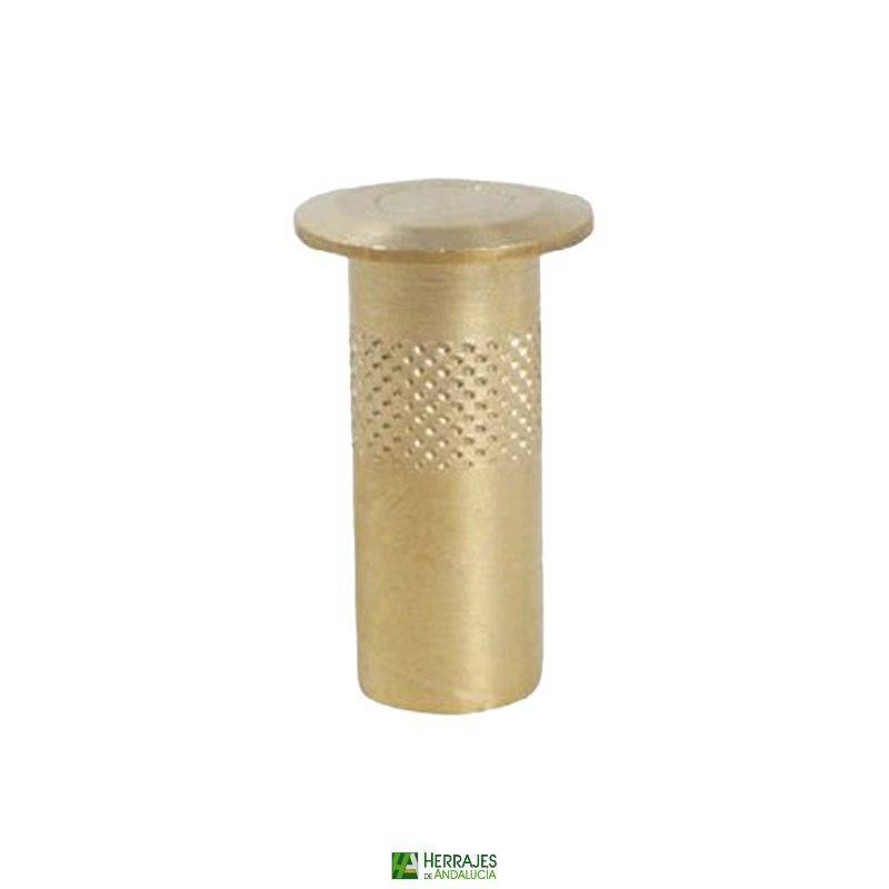 Dedal Embutir 475 Ø8mm acabado latón | Herrajes de Andalucía