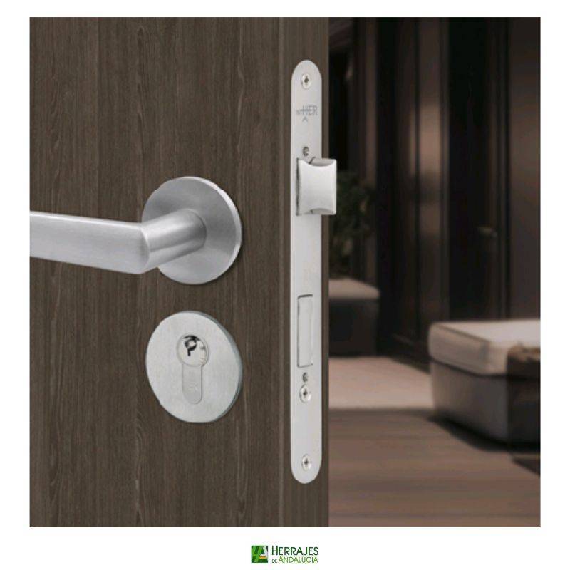 Cerradura U10 40mm eje 47mm reversible | Herrajes de Andalucía