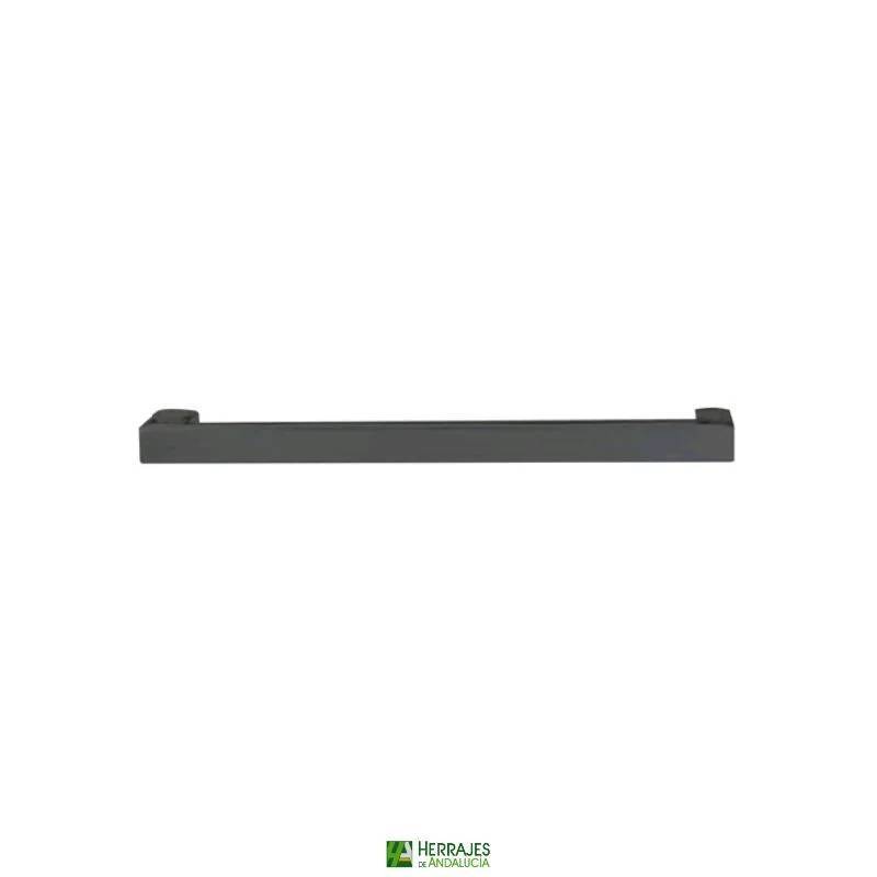 Tirador Mueble Negro 128 mm Zamak | Herrajes de Andalucía