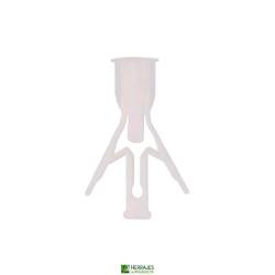 Taco Pladur con Alas 10x40mm Nylon 100 uds | Herrajes de Andalucía