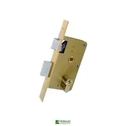 Cerradura de embutir Modelo HL 3100/45 latonada | Herrajes de Andalucía