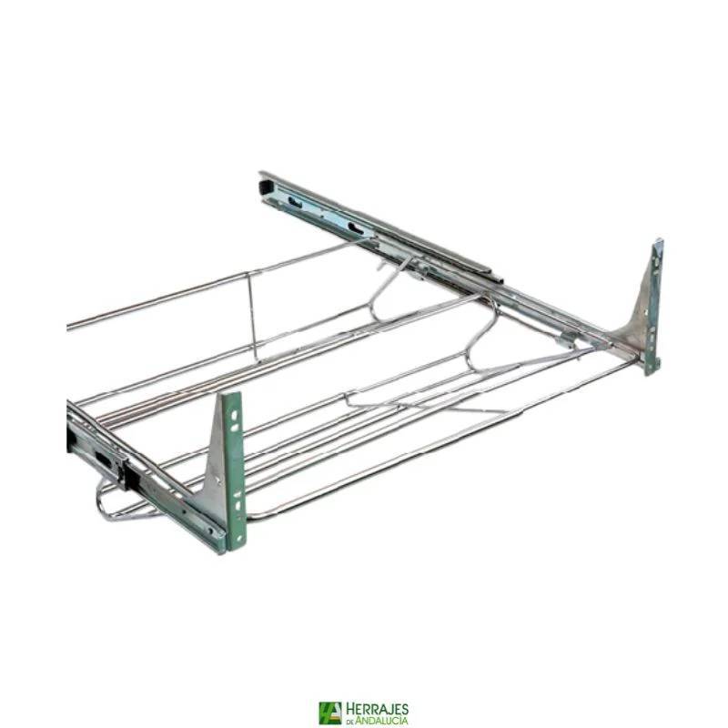 Zapatero para armario cromado 600/1000-Herrajes de Andalucía