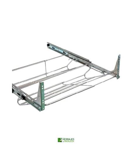 Zapatero para armario cromado 600/1000-Herrajes de Andalucía