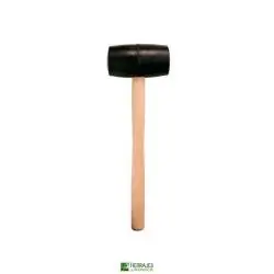Maza de goma 450 g mango madera profesional | Herrajes de Andalucía