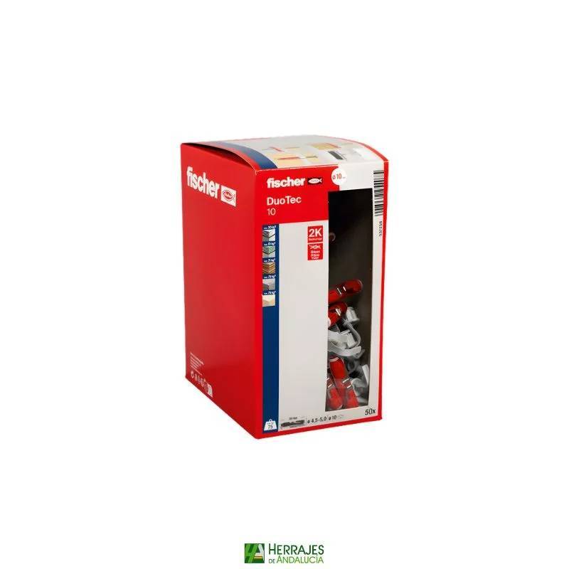 Taco DuoTec Ø10 Fischer alta carga | Herrajes Andalucía