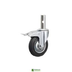 Rueda andamio interior 200mm 200kg con freno | Herrajes de Andalucía