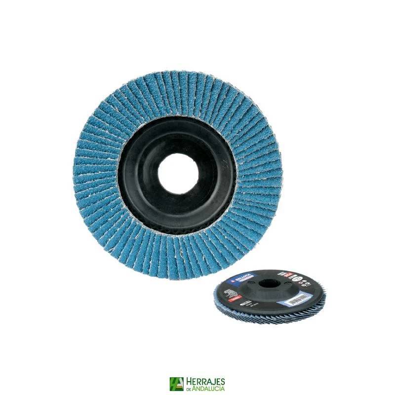 Disco láminas Ø115mm grano 40 para metal inox | Herrajes de Andalucía
