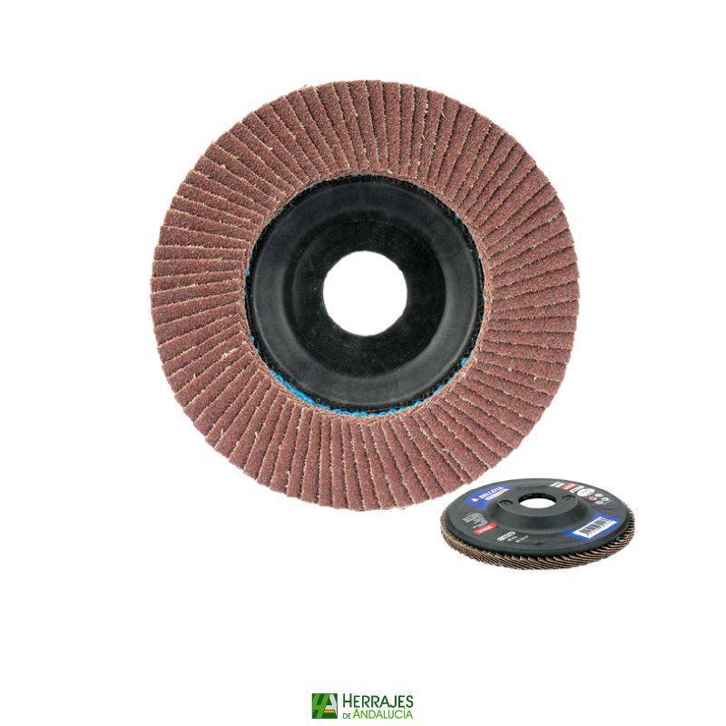 Disco láminas Ø115mm grano 40 para metal inox  | Herrajes de Andalucía