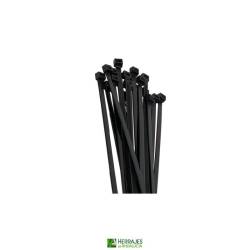 Bridas negras 7,6x200 mm 100 unidades | Herrajes de Andalucía