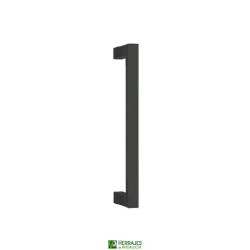 Manillón ikaron aluminio negro 220mm entre ejes 200mm| Herrajes de Andalucía