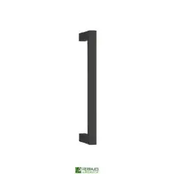 Manillón ikaron aluminio negro 220mm entre ejes 200mm| Herrajes de Andalucía