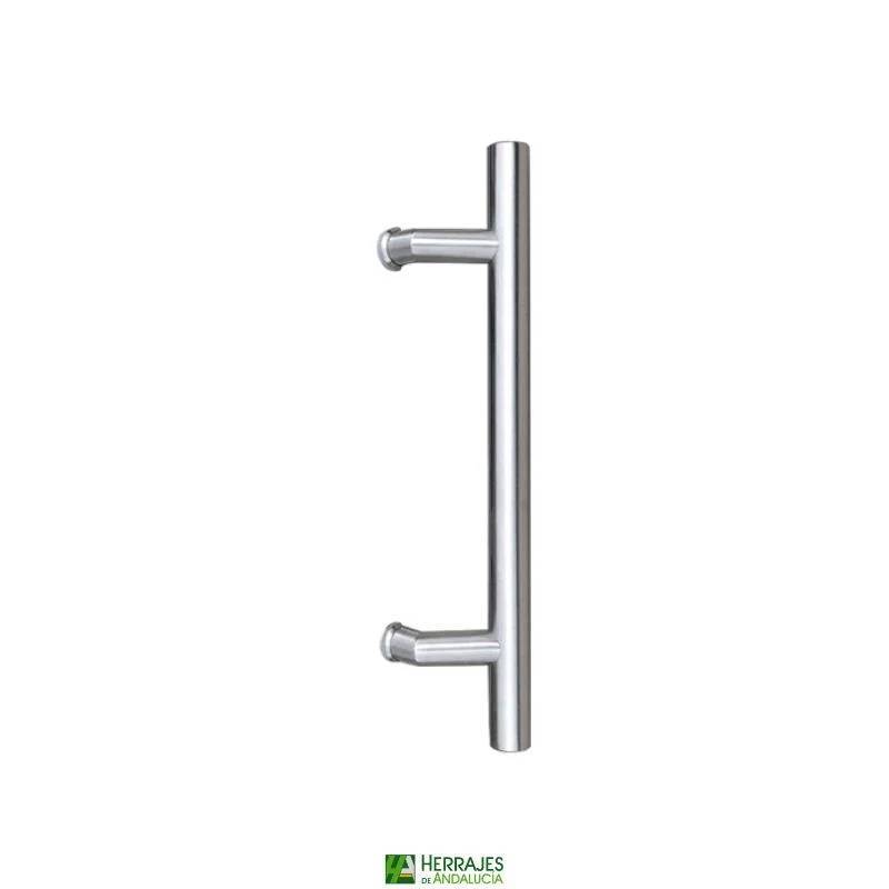 Manillón 1230 codo desplazado 650mm inoxidable | Herrajes de Andalucía
