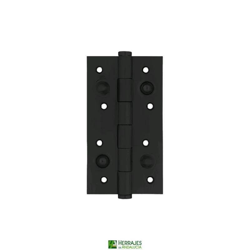 Bisagra seguridad 150x80mm negra | Herrajes de Andalucía