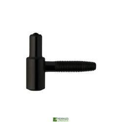 Pernio Anuba macho Ø13 negro | Herrajes de Andalucía