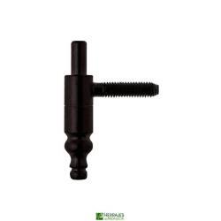 Pernio Anuba 605 macho Ø11 negro | Herrajes de Andalucía