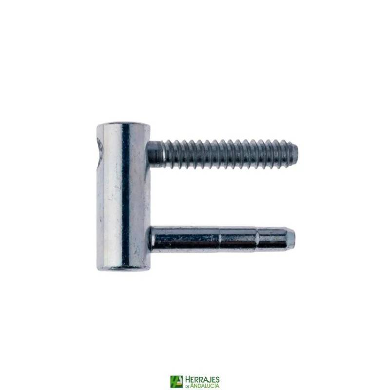 Pernio Anuba 495 hembra Ø14mm regulable plata | Herrajes Andalucía