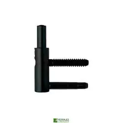 Pernio Anuba 495 macho Ø14 negro regulable | Herrajes Andalucía