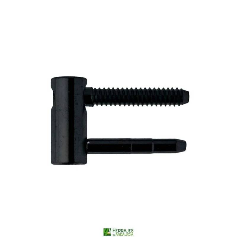 Pernio Anuba 495 hembra Ø16 regulable negro | Herrajes Andalucía