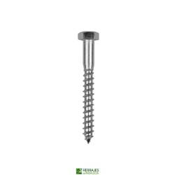 Tirafondo hexagonal 8x70 zincado | Herrajes de Andalucía