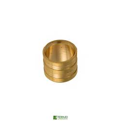 CASQUILLO MUEBLE SUELTO PARA SOPORTE..Ø9MM H 8,5MM ACABADO LATÓN