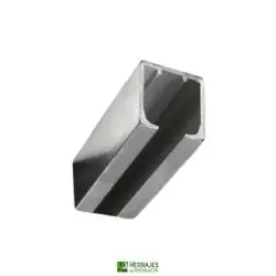 Perfil Float 120 para puertas correderas color plata 3m | Herrajes de Andalucía