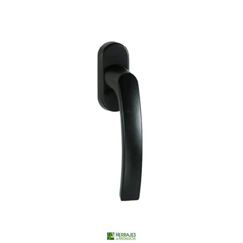 Manilla ventana negra Modelo R9005 | Herrajes de Andalucía