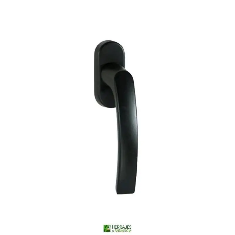 Manilla ventana negra Modelo R9005 | Herrajes de Andalucía