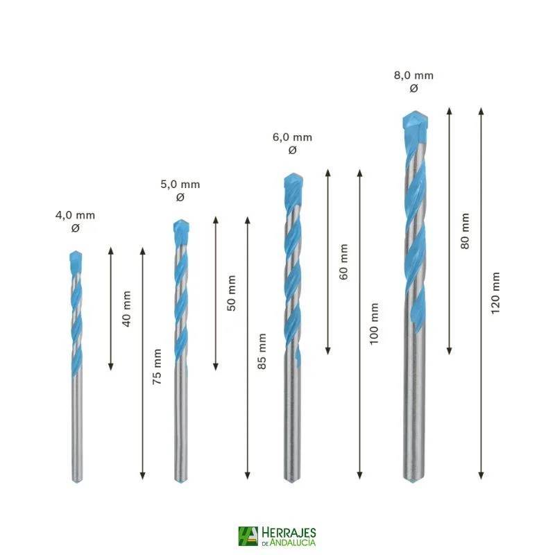Set brocas Bosch CYL-9 MultiConstruction | Herrajes de Andalucía