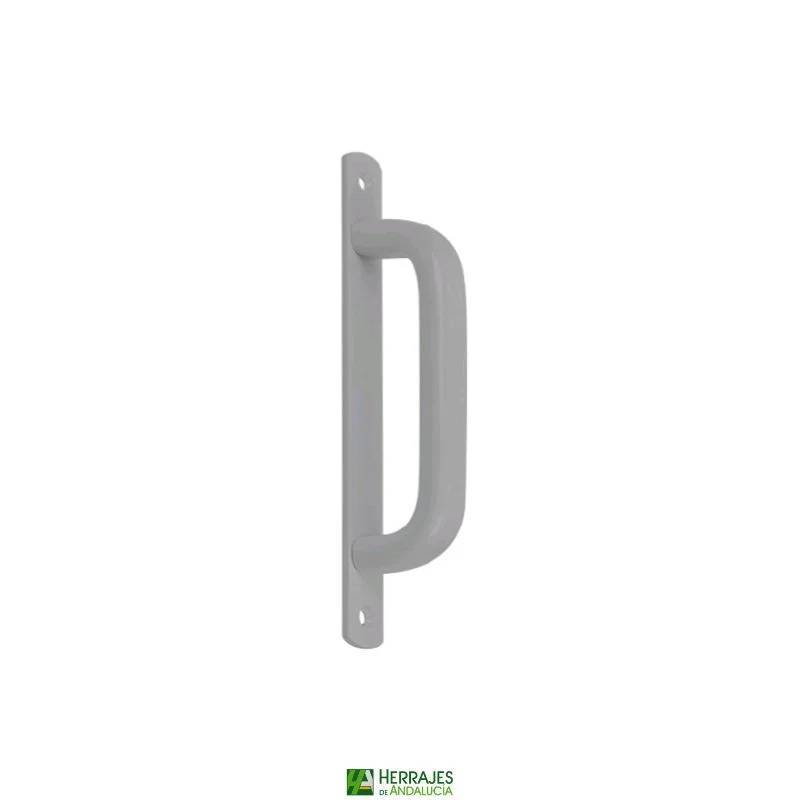Manillón Puerta 1110 plata 197mm | Herrajes de Andalucía