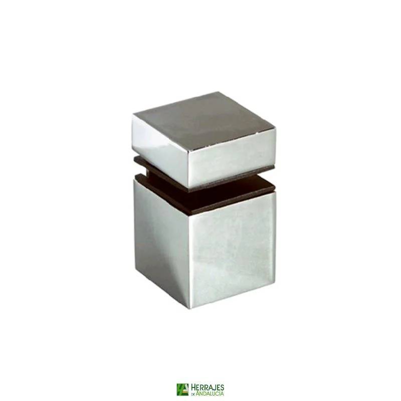 Soporte Pelícano 30x46mm cromo brillo | Herrajes de Andalucía