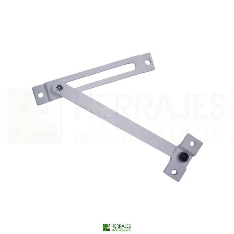 Bisagra Compás 4555 128mm plata | Herrajes de Andalucía