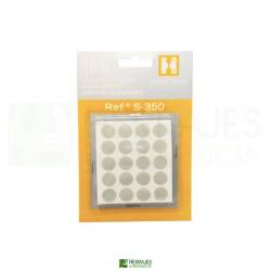 Tapa adhesiva muebles Ø13 mm aluminio 100 unidades | Herrajes de Andalucía