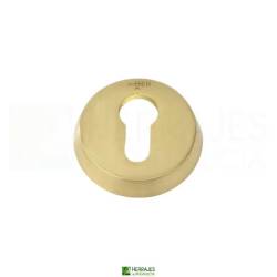 Escudo Seguridad U100 59mm latón satinado | Herrajes de Andalucía