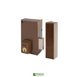Cerradura sobreponer Serie 56C derecha hierro pintado | Herrajes de Andalucía