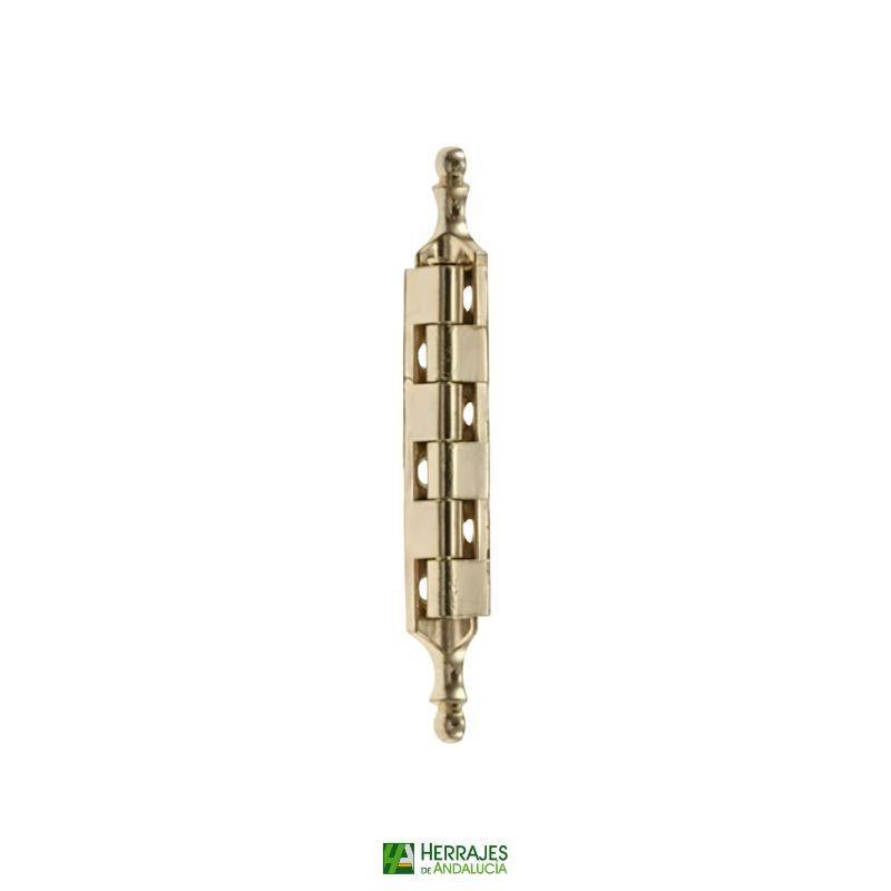 Bisagra Modelo 471 zamak dorada 9x94mm | Herrajes de Andalucía