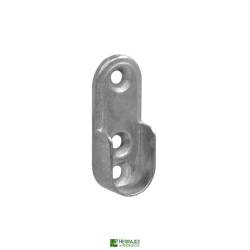 Soporte lateral R9006 30x15 mm níquel | Herrajes de Andalucía