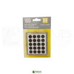 Tapa adhesiva Ø13 mm wengué para muebles | Herrajes de Andalucía