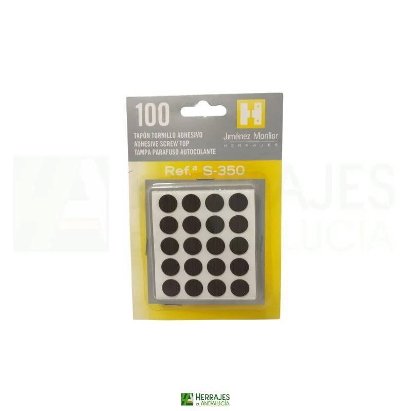 Tapa adhesiva Ø13 mm wengué para muebles | Herrajes de Andalucía