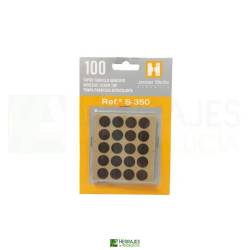 Tapa adhesiva para mueble Ø13 mm nogal | Herrajes de Andalucía