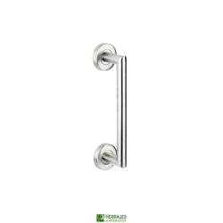 Manillón Hebe con rosetas de acero inoxidable 200 mm | Herrajes de Andalucía