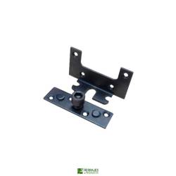 Soporte Cama Pavonado 300 Negro | Herrajes de Andalucía