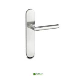 Manilla Hebe con placa inoxidable 245x45mm | Herrajes de Andalucía