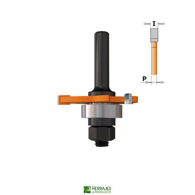 Fresa ranuras laterales Ø47,63 mm PTFE | Herrajes de Andalucía