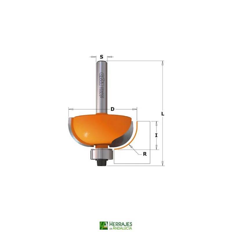 Fresa Radio Convexo HW R9,5 | Herrajes de Andalucía