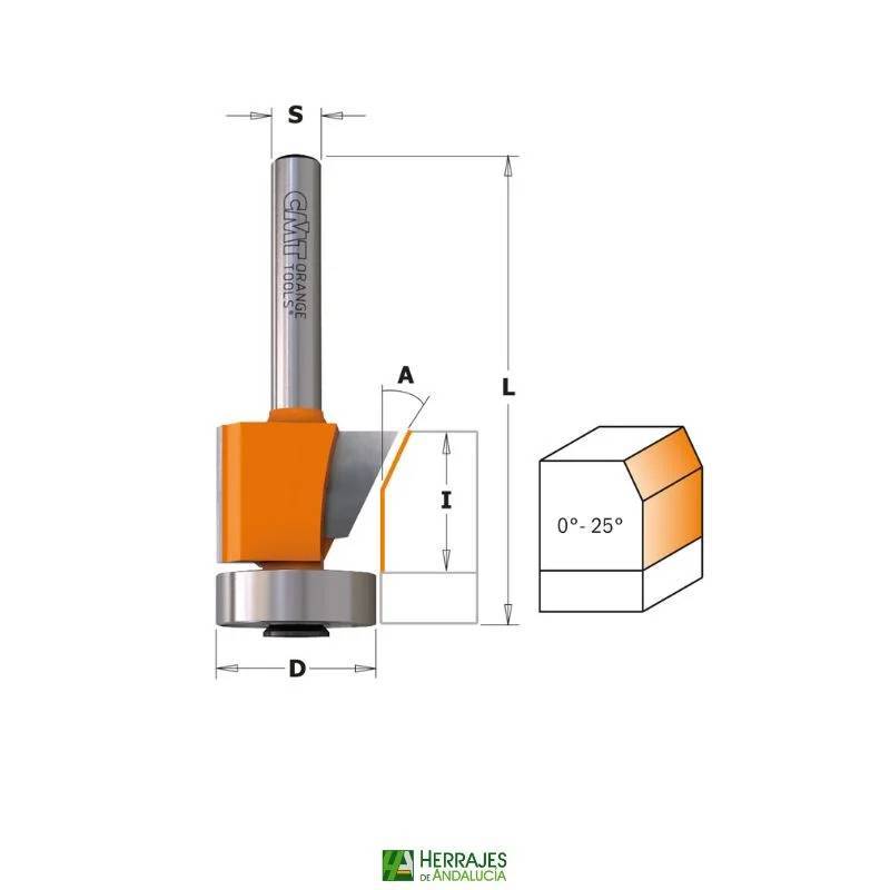 Fresa Refundir Laminados CMT | Herrajes de Andalucía