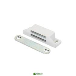 Cierre Magnético Blanco 48x15,5 mm | Herrajes de Andalucía